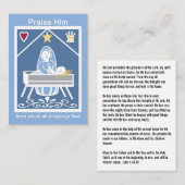 メアリーピシャット祈りの言葉カード 名刺 (正面/裏面)