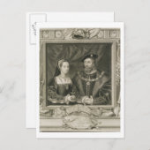 メアリーポートレート(1496年~1533年)フランス女王 ポストカード (正面/裏面)