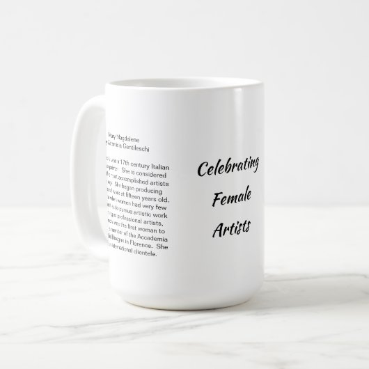 メアリーマグダレネバイアルテミシアゲンティレスキ コーヒーマグカップ (正面左)