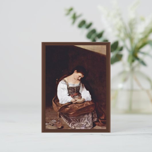 メアリーマグダレネバイミケランジェロメリシダカラバギー ポストカード (スタンド正面)