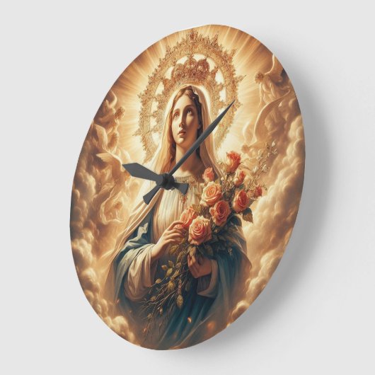 メアリーヴァージンイエス ラージ壁時計 (傾斜)