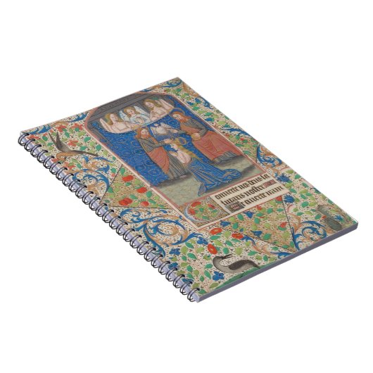 メアリー中世の照明写本の戴冠式 ノートブック (右側)