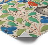 メアリー中世の照明写本の戴冠式 ポスター (角)