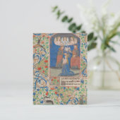 メアリー中世の照明写本の戴冠式 ポストカード (スタンド正面)