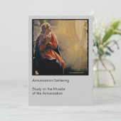 メアリー受胎告知 招待状 (スタンド正面)