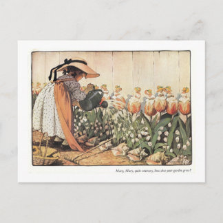 メアリー、かなり反対の子供部屋韻はがき ポストカード