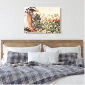 メアリー、かなり逆の子供部屋韻 キャンバスプリント (インサイチュ (寝室))