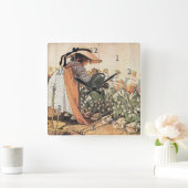 メアリー、かなり逆の子供部屋韻 スクエア壁時計 (ホーム)