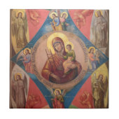 メアリー、イエス、天使 タイル (正面)