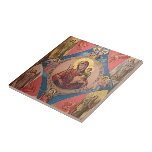 メアリー、イエス、天使 タイル (側面)