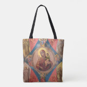 メアリー、イエス、天使 トートバッグ (裏面)