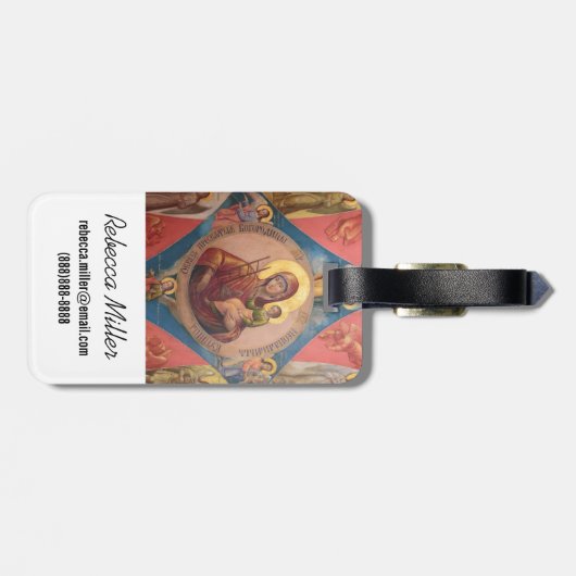 メアリー、イエス、天使 ラゲッジタグ (裏面横)