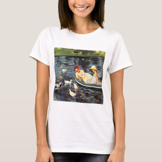 メアリー・カサットによる夏の情景 Tシャツ (正面)