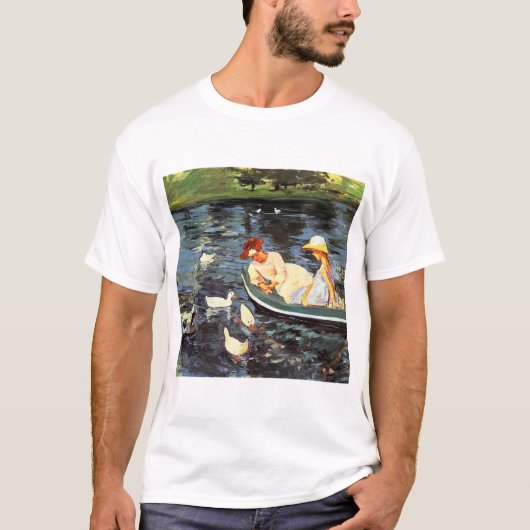 メアリー・カサットによる夏の情景 Tシャツ (正面)