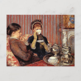 メアリー・カサットの「The Tea」ポストカード ポストカード