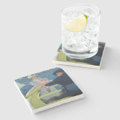 メアリー・カサット - ボーティング・パーティ ストーンコースター (横)