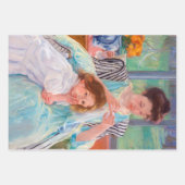 メアリー・カサット ラッピングペーパーシート (正面)