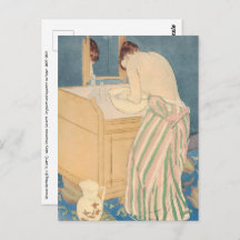 メアリー・カサット - 入浴する女性