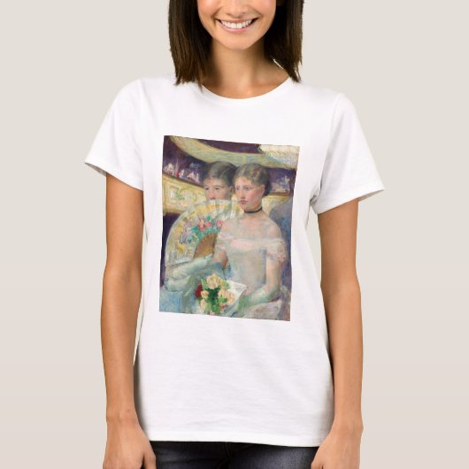 メアリー・カサット - 劇場の桟敷 Tシャツ (正面)