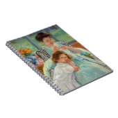 メアリー・カサット - 若い母親が縫う ノートブック (右側)