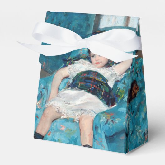 メアリー・カサット - 青い肘掛け椅子の少女 フェイバーボックス (正面サイド)