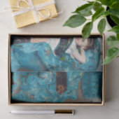 メアリー・カサット - 青い肘掛け椅子の少女 薄葉紙 (ギフト)