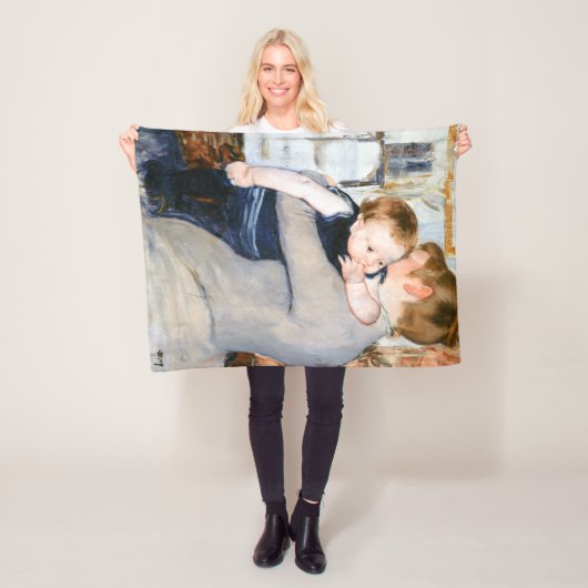 メアリー・カッサット フリースブランケット (インサイチュ)