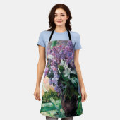 メアリー·カッサット·ライラックス·イン·ア·ウィンドウ エプロン (着用した状態)