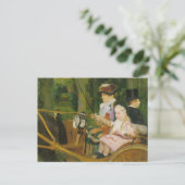 メアリー・カッサット、女と子供の運転 ポストカード (スタンド正面)