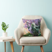 メアリー・カッサット、窓にライラック クッション (椅子)