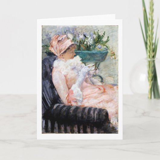 メアリー·カッサット·紅茶 カード (正面)