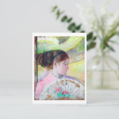 メアリー·カッサ日本のット·ファンの若い女性 ポストカード (スタンド正面)