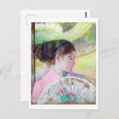 メアリー·カッサ日本のット·ファンの若い女性 ポストカード (正面/裏面)