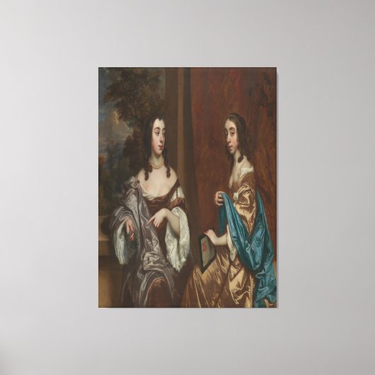 メアリー・キャペル (1630–1715)、後のボーフォート公爵夫人 キャンバスプリント (正面)
