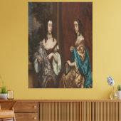 メアリー・キャペル (1630–1715)、後のボーフォート公爵夫人 キャンバスプリント (インサイチュ (リビング))