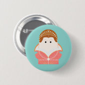 メアリー・クイーン・オブ・スコット、スチュアート・クイーン 缶バッジ (正面&裏面)