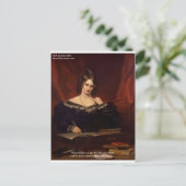 メアリー・シェリー「愛は見たことがない」ギフトとカード ポストカード (スタンド正面)