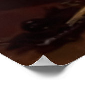 メアリー・シェリー「愛は見たことがない」引用文ポスター ポスター (角)