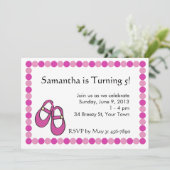 メアリー·ジャネス·バースデー·パーティーの招待 招待状 (スタンド正面)