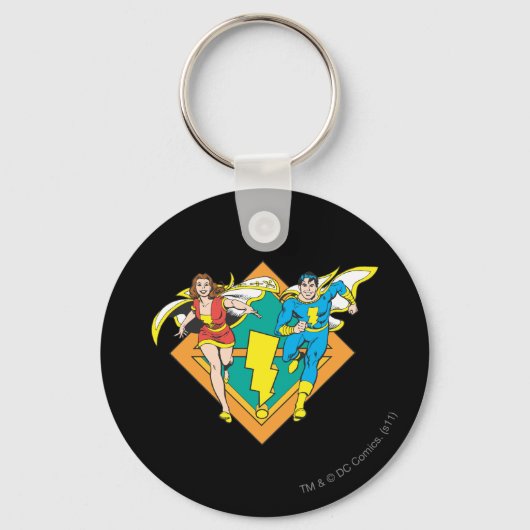 メアリー&ジュニア走 キーホルダー (正面)