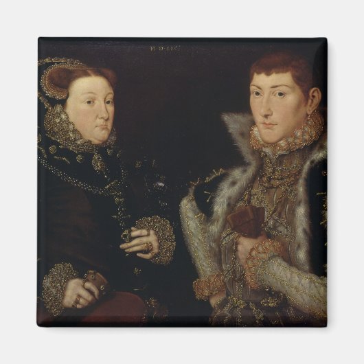 メアリー・ネミル夫人と彼女の息子グレゴリー・フィエンヌ夫人 マグネット (正面)