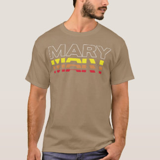 メアリー ファーストネーム 面白い ヴィンテージ 日没 メアリー 友達 Tシャツ