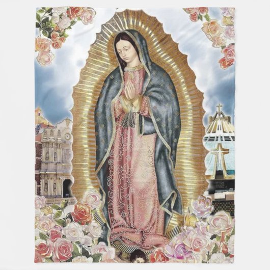 メアリー フリースブランケット (正面)