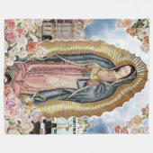 メアリー フリースブランケット (正面(横))