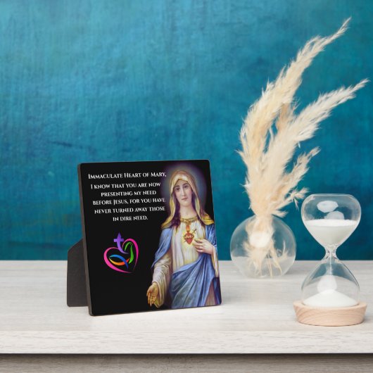 メアリー・プラークの無垢ハート フォトプラーク (インサイチュ)