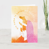 メアリー&ベビーイエズスクリスマスカード カード (正面)