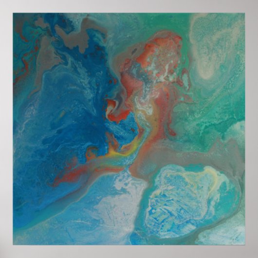 メアリー・ラフターによるオリジナルのアートワークのプリント「沿岸」 ポスター (正面)