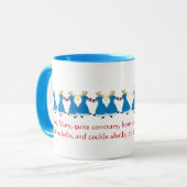 メアリー、全く反対の – 子供部屋・リーム・ムグ マグカップ (正面左)