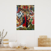 メアリー、天国女王、c.1485- 1500 ポスター (キッチン)