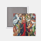 メアリー、天国女王、c.1485- 1500 マグネット (正面/裏面)